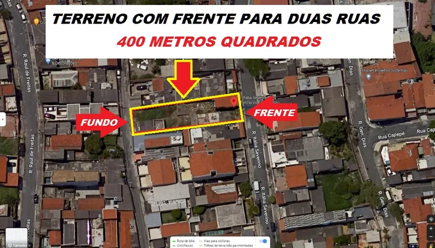 Foto 1 de Lote/Terreno à venda, 400m² em Penha, São Paulo
