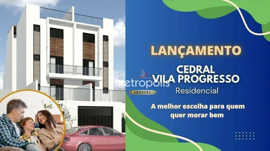 Foto 1 de Apartamento com 2 Quartos à venda, 30m² em Vila Progresso, Santo André