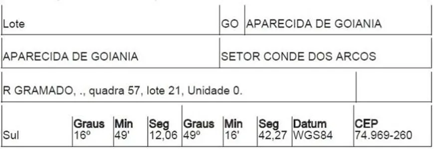 Foto 1 de Lote/Terreno à venda, 372m² em Setor Conde dos Arcos Complemento, Aparecida de Goiânia