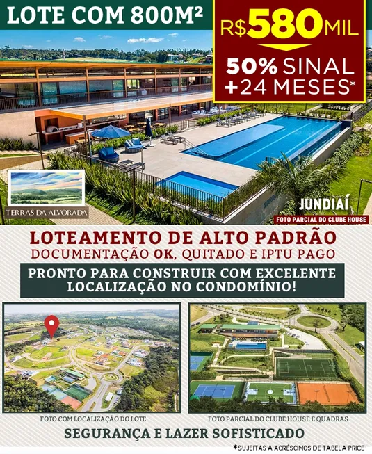 Foto 1 de Lote/Terreno à venda, 800m² em Medeiros, Jundiaí