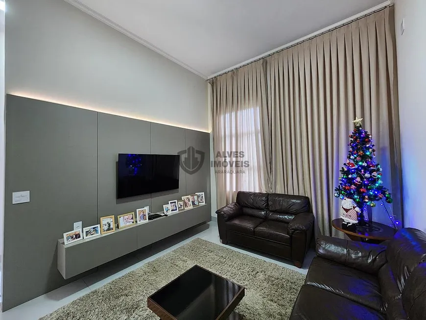 Foto 1 de Casa de Condomínio com 3 Quartos à venda, 165m² em Residencial Damha, Araraquara