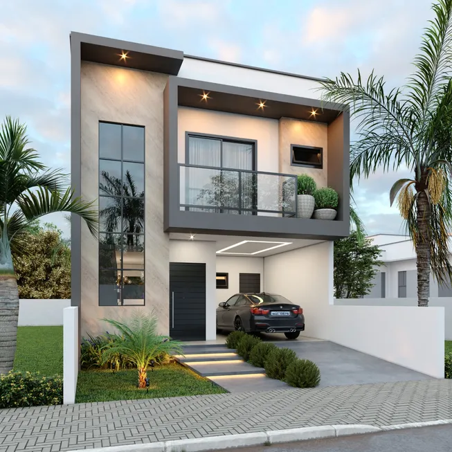 Foto 1 de Casa de Condomínio com 3 Quartos à venda, 186m² em Deltaville, Biguaçu