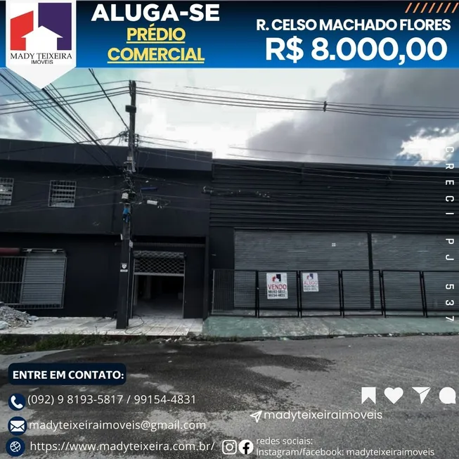 Foto 1 de Ponto Comercial para alugar, 409m² em Flores, Manaus