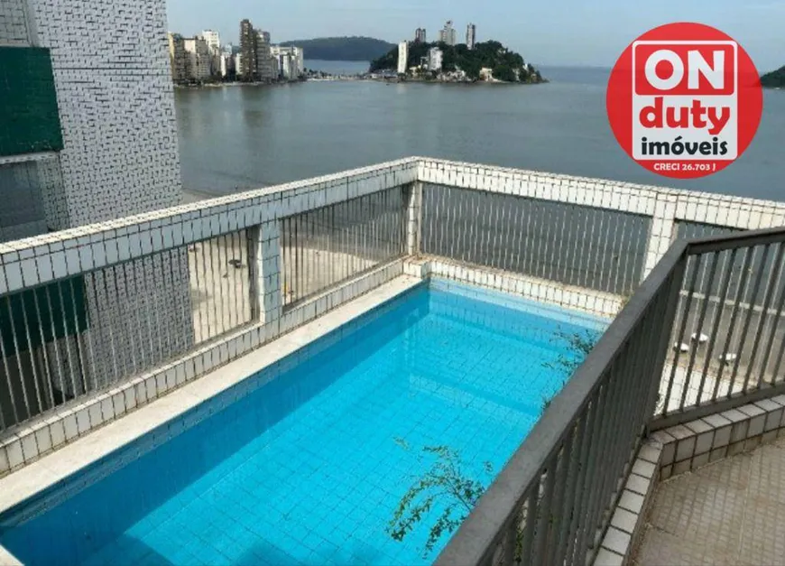 Foto 1 de Cobertura com 4 Quartos à venda, 277m² em Gonzaguinha, São Vicente