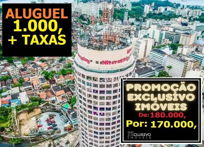 Foto 1 de Sala Comercial para venda ou aluguel, 34m² em Centro, Niterói