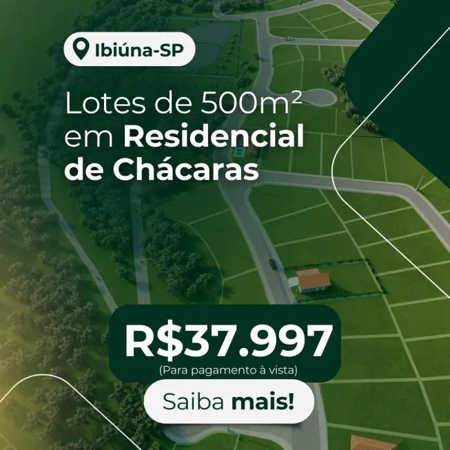 Foto 1 de Lote/Terreno à venda, 500m² em Lageadinho, Ibiúna