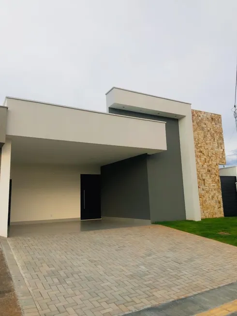 Foto 1 de Casa de Condomínio com 3 Quartos à venda, 158m² em Jardins Bolonha, Senador Canedo