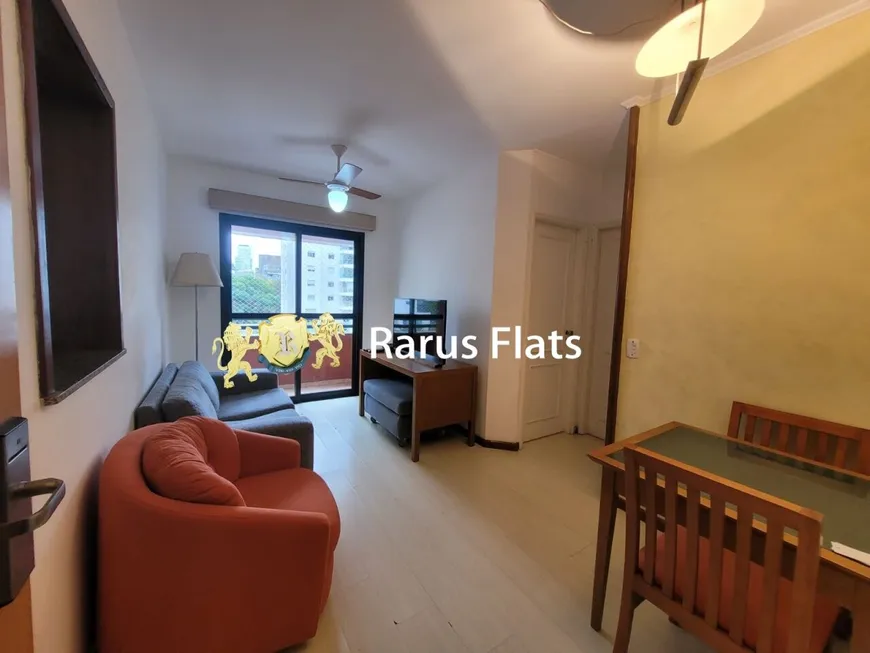 Foto 1 de Flat com 2 Quartos para alugar, 42m² em Brooklin, São Paulo