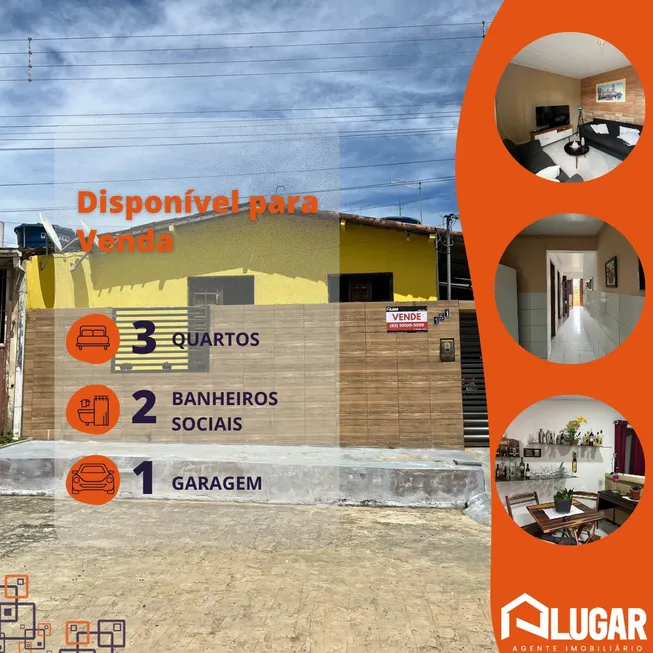 Foto 1 de Casa com 3 Quartos à venda, 180m² em Centro, Solânea