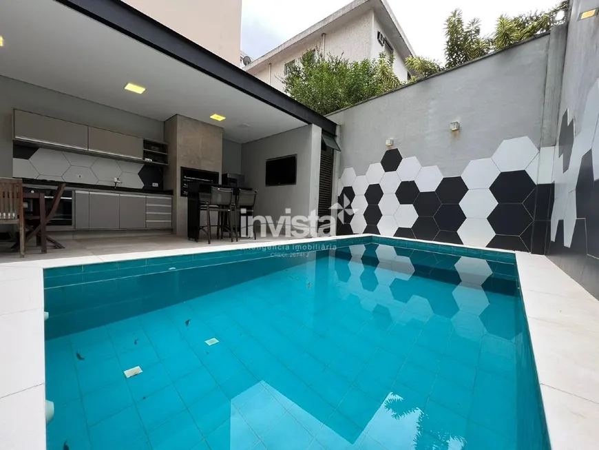 Foto 1 de Casa com 3 Quartos à venda, 200m² em Campo Grande, Santos