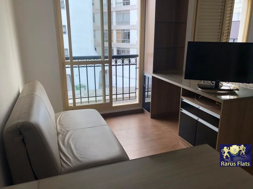 Foto 1 de Flat com 1 Quarto para alugar, 27m² em Jardins, São Paulo