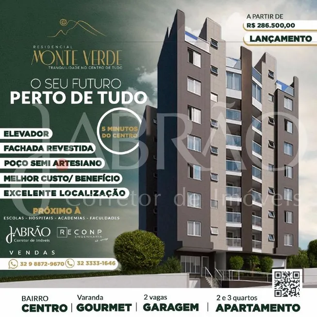 Foto 1 de Apartamento com 3 Quartos à venda, 136m² em Centro, Barbacena