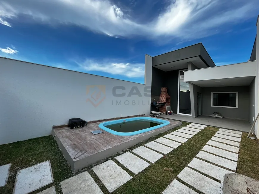 Foto 1 de Casa com 3 Quartos à venda, 122m² em Morada de Laranjeiras, Serra