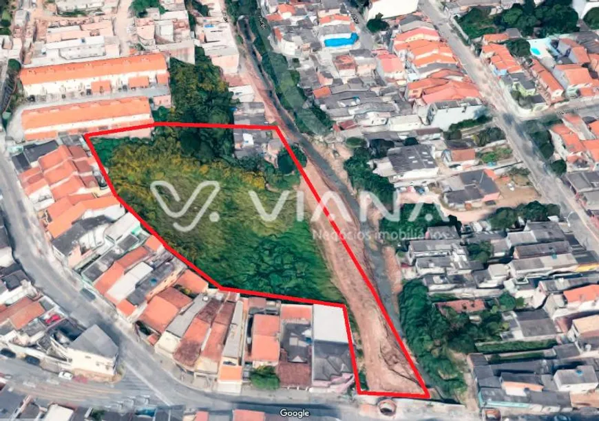 Foto 1 de Lote/Terreno à venda, 6574m² em Vila Bocaina, Mauá