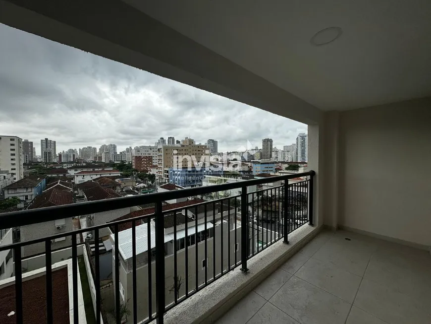 Foto 1 de Apartamento com 3 Quartos para alugar, 84m² em Marapé, Santos