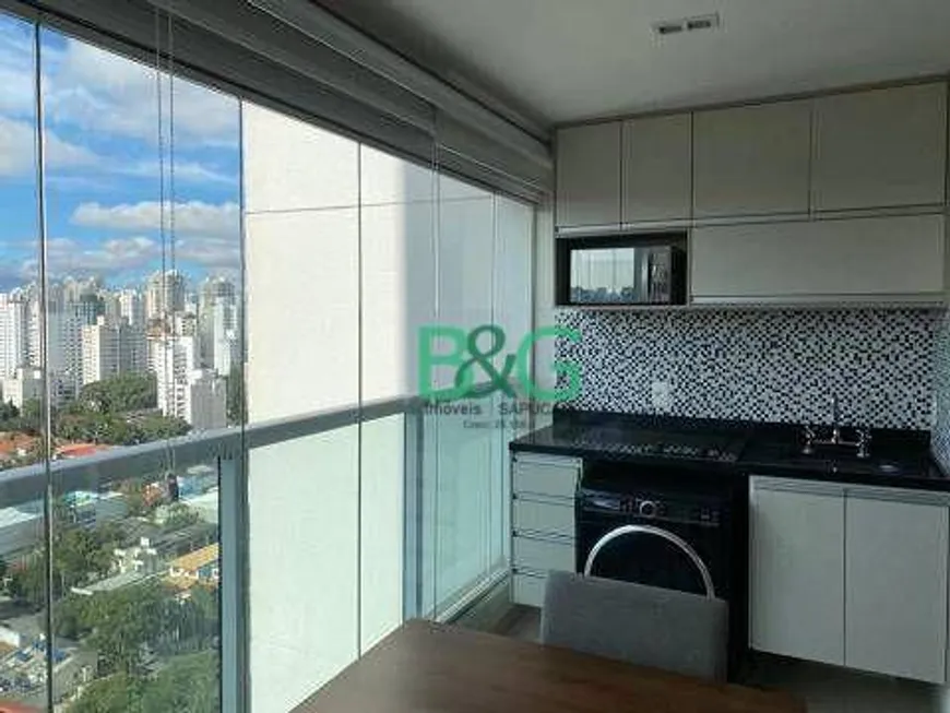 Foto 1 de Apartamento com 1 Quarto para alugar, 33m² em Santo Amaro, São Paulo