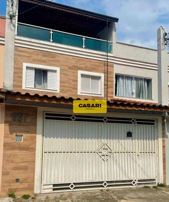 Foto 1 de Sobrado com 2 Quartos à venda, 100m² em Vila Alzira, Santo André