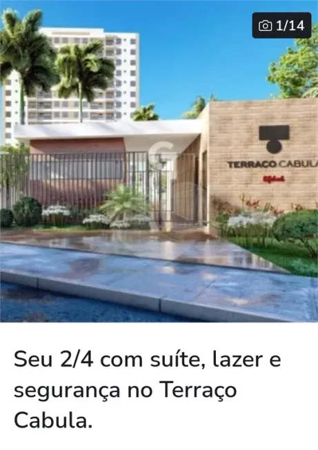 Foto 1 de Apartamento com 2 Quartos à venda, 51m² em Cabula, Salvador