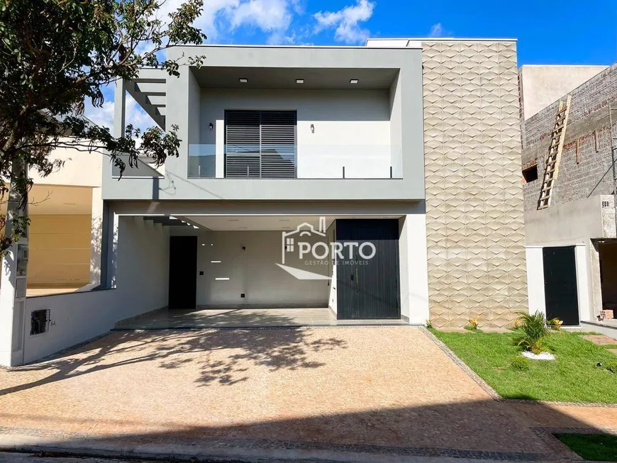 Foto 1 de Casa de Condomínio com 3 Quartos à venda, 250m² em Água Branca, Piracicaba