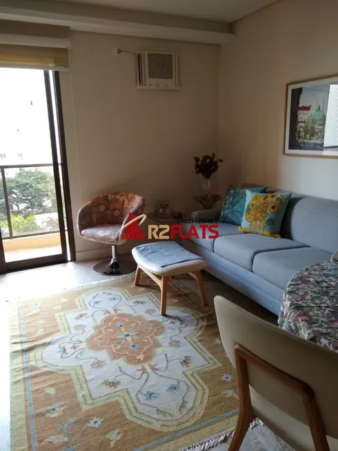 Foto 1 de Flat com 1 Quarto à venda, 50m² em Jardim Paulista, São Paulo