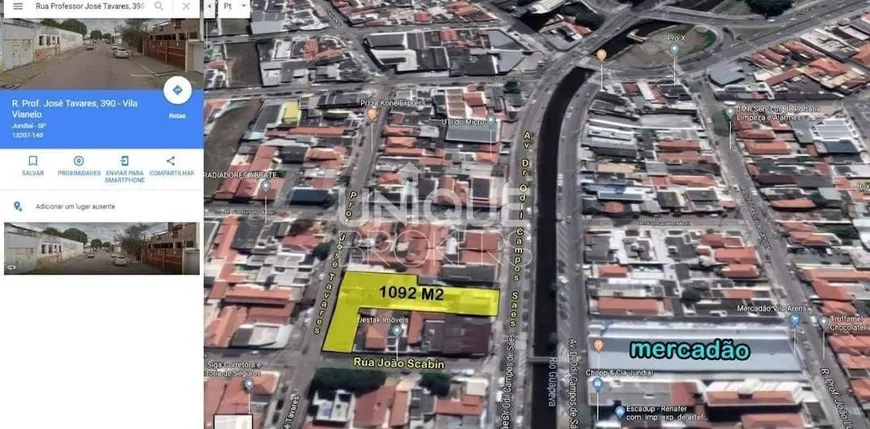 Foto 1 de Lote/Terreno à venda, 1092m² em Vianelo, Jundiaí