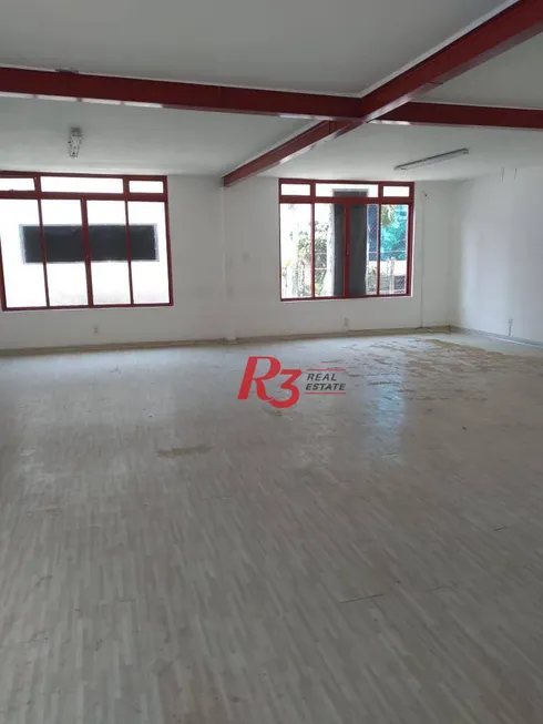 Foto 1 de Sala Comercial para alugar, 100m² em Aparecida, Santos