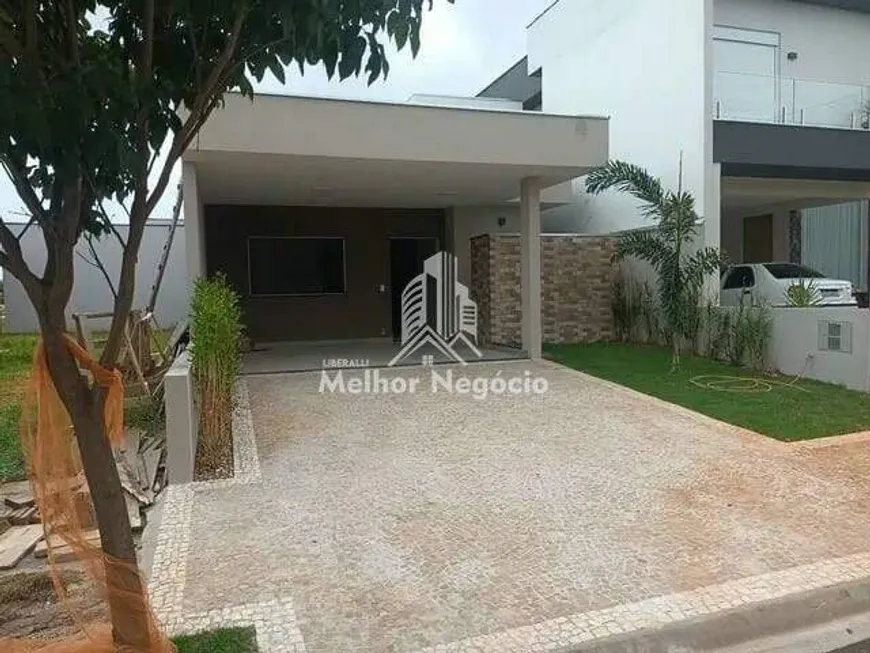 Foto 1 de Casa com 3 Quartos à venda, 135m² em Vila Monte Alegre, Paulínia