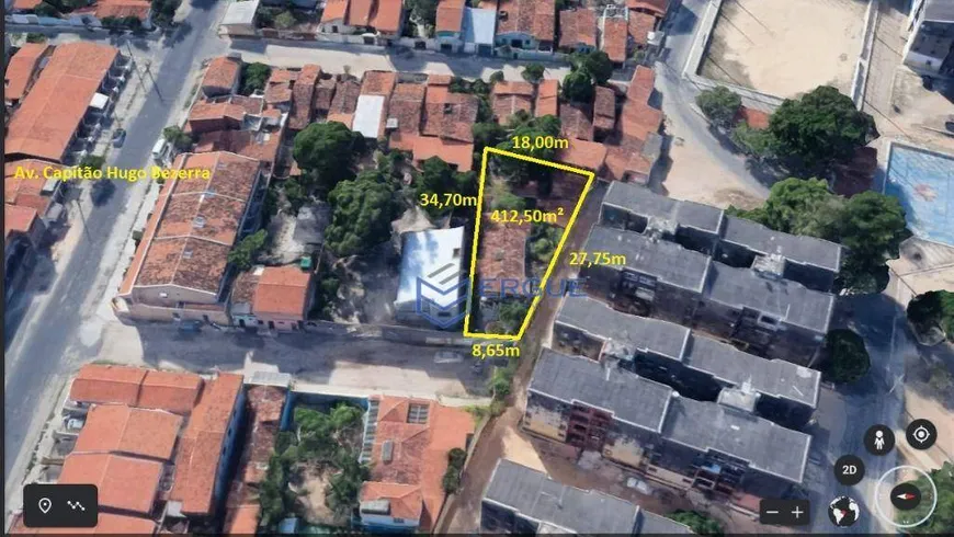 Foto 1 de Lote/Terreno à venda, 413m² em Barroso, Fortaleza