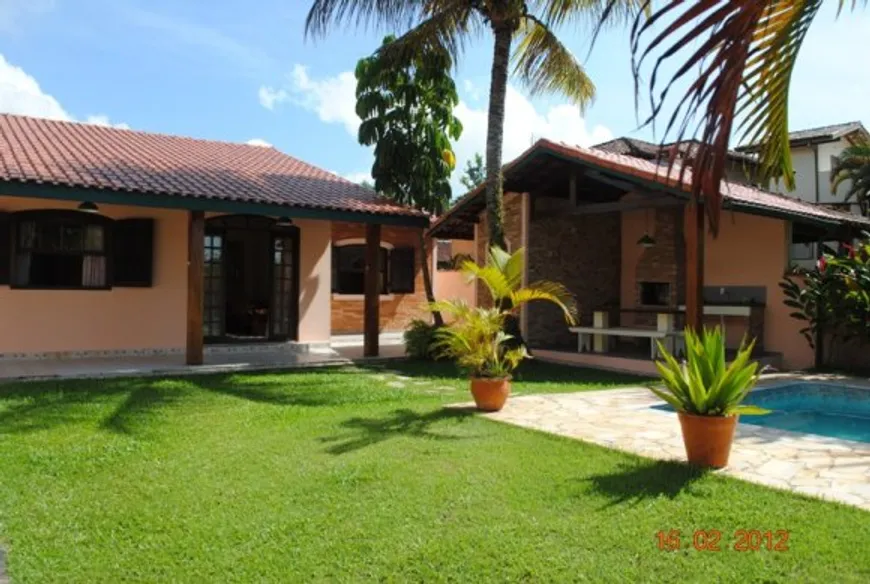 Foto 1 de Casa com 3 Quartos para alugar, 130m² em Itaguá, Ubatuba