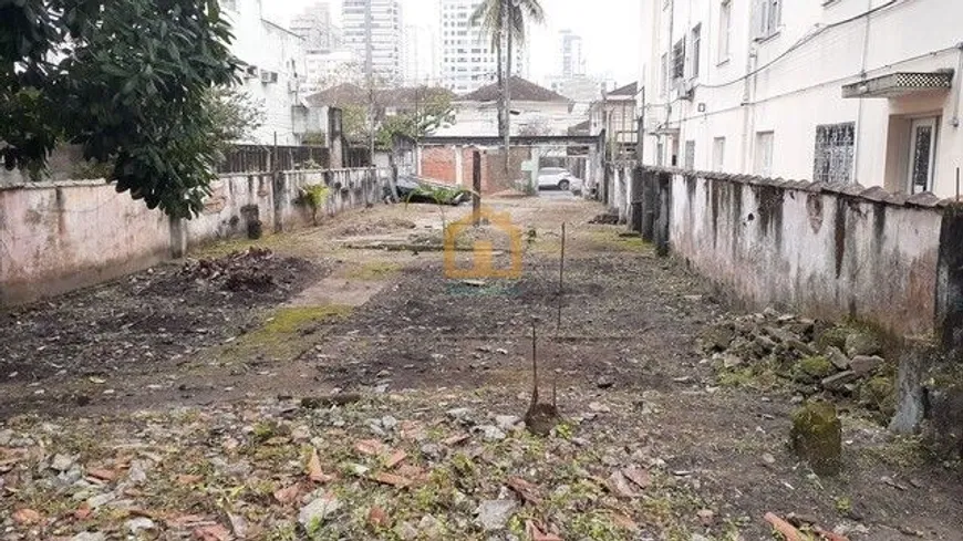 Foto 1 de Lote/Terreno à venda, 392m² em Embaré, Santos