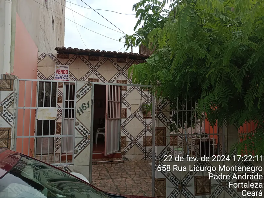 Foto 1 de Casa com 2 Quartos à venda, 150m² em Padre Andrade, Fortaleza