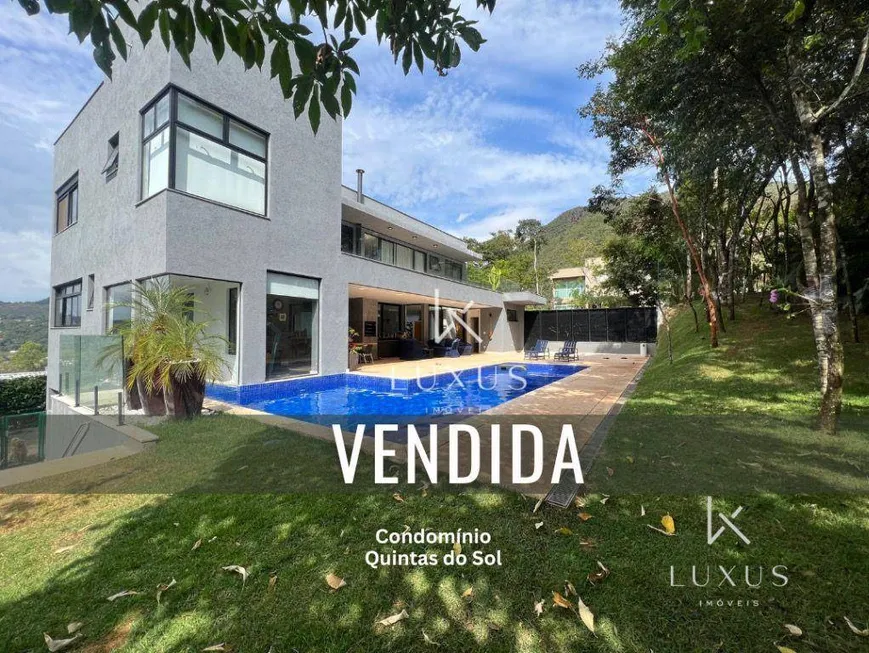Foto 1 de Casa de Condomínio com 4 Quartos à venda, 463m² em Condominio Quintas do Sol, Nova Lima