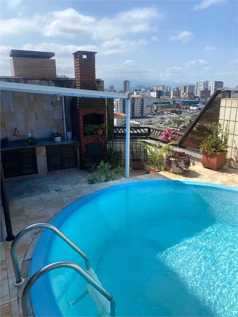 Foto 1 de Apartamento com 4 Quartos para alugar, 185m² em José Menino, Santos