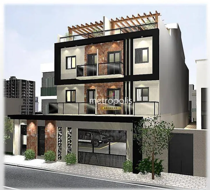 Foto 1 de Apartamento com 2 Quartos à venda, 56m² em Jardim Bela Vista, Santo André