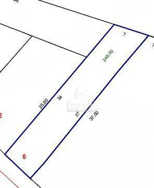 Foto 1 de Lote/Terreno à venda, 248m² em Jardim Bela Vista, Santo André