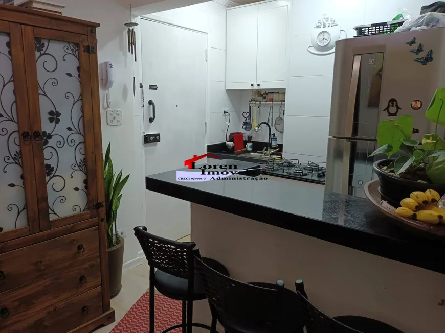 Foto 1 de Apartamento com 1 Quarto à venda, 25m² em Aparecida, Santos