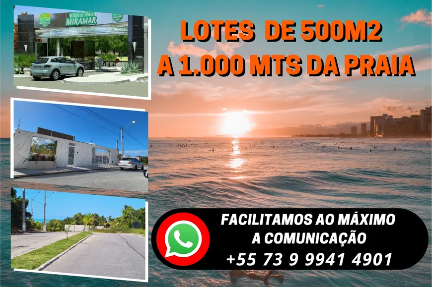 Foto 1 de Lote/Terreno à venda, 500m² em Taperapuan, Porto Seguro