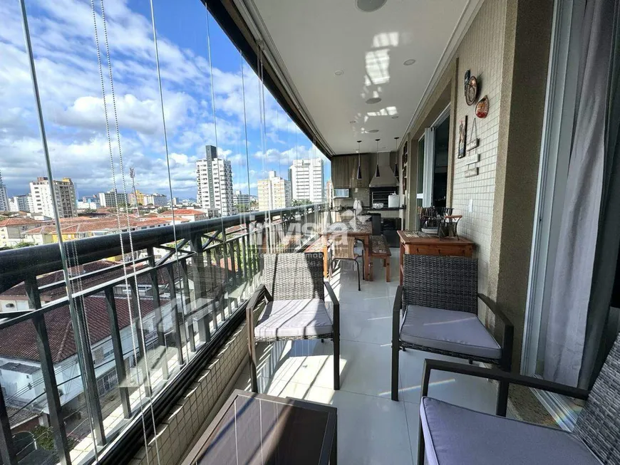 Foto 1 de Apartamento com 3 Quartos à venda, 204m² em Boqueirão, Santos