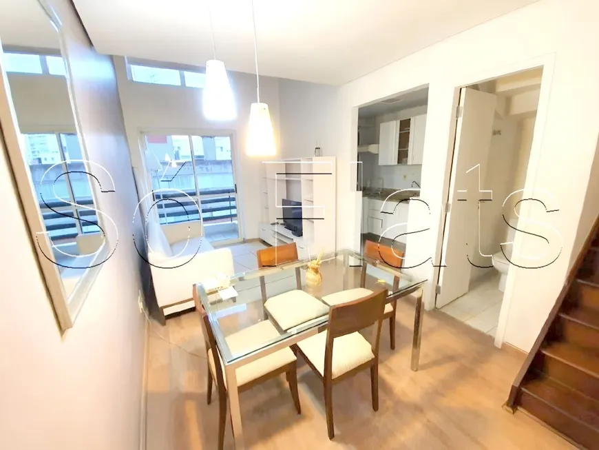 Foto 1 de Apartamento com 1 Quarto para alugar, 55m² em Ibirapuera, São Paulo