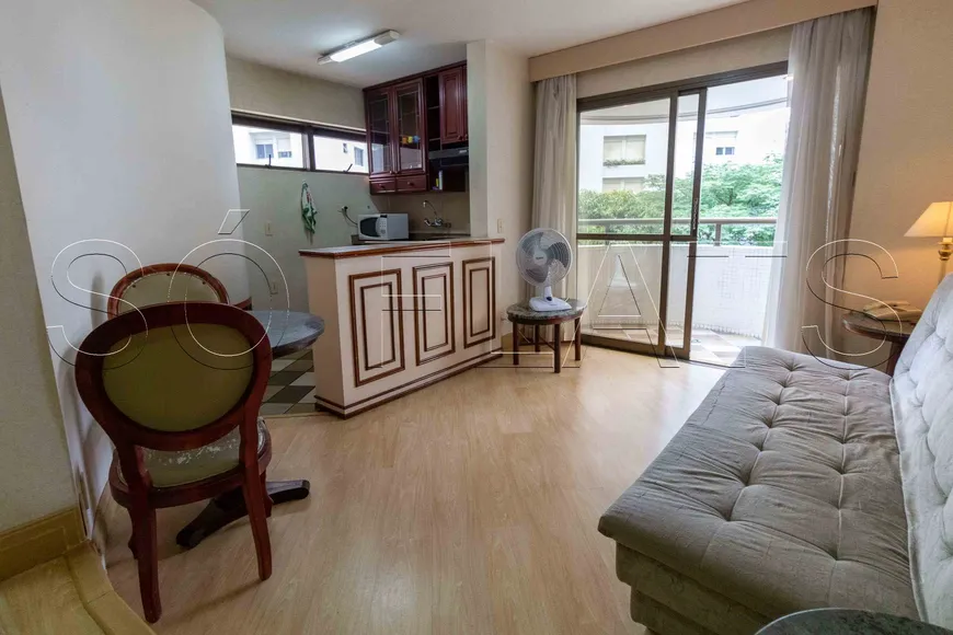 Foto 1 de Flat com 1 Quarto à venda, 48m² em Jardim Paulista, São Paulo