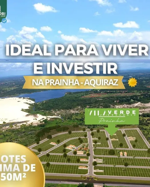 Foto 1 de Lote/Terreno à venda, 150m² em Prainha, Aquiraz