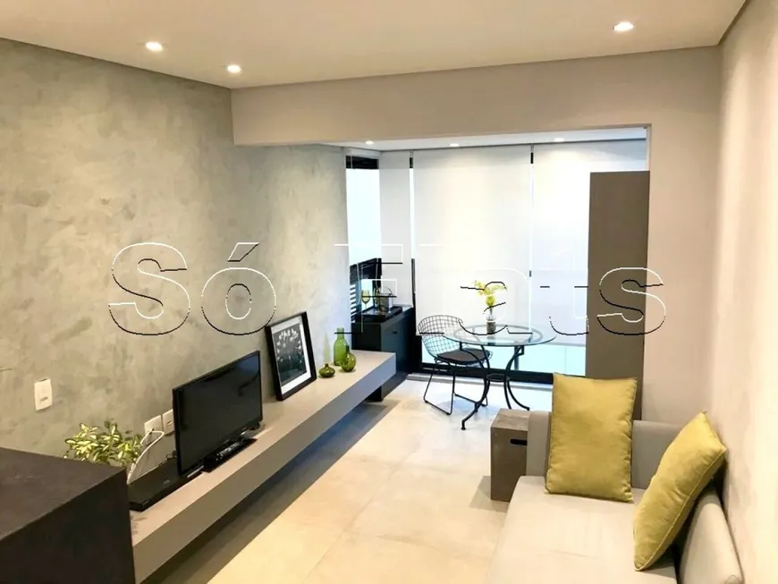 Foto 1 de Flat com 1 Quarto para alugar, 27m² em Jardim Paulista, São Paulo