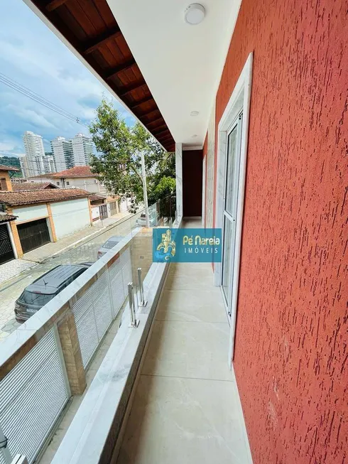 Foto 1 de Casa de Condomínio com 3 Quartos à venda, 100m² em Canto do Forte, Praia Grande