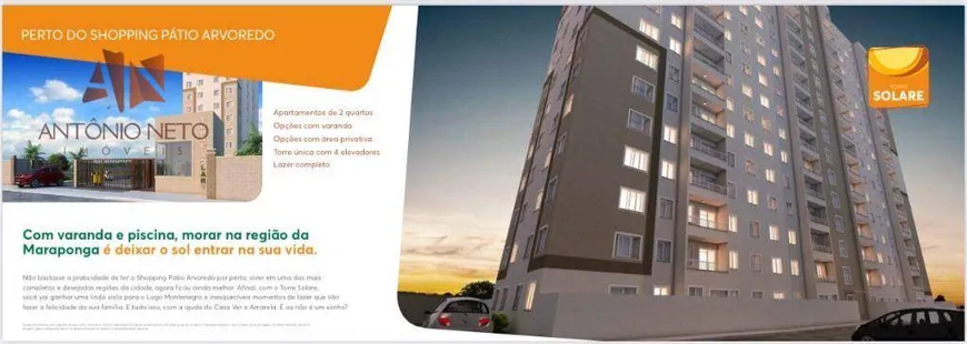 Foto 1 de Apartamento com 2 Quartos à venda, 40m² em Maraponga, Fortaleza