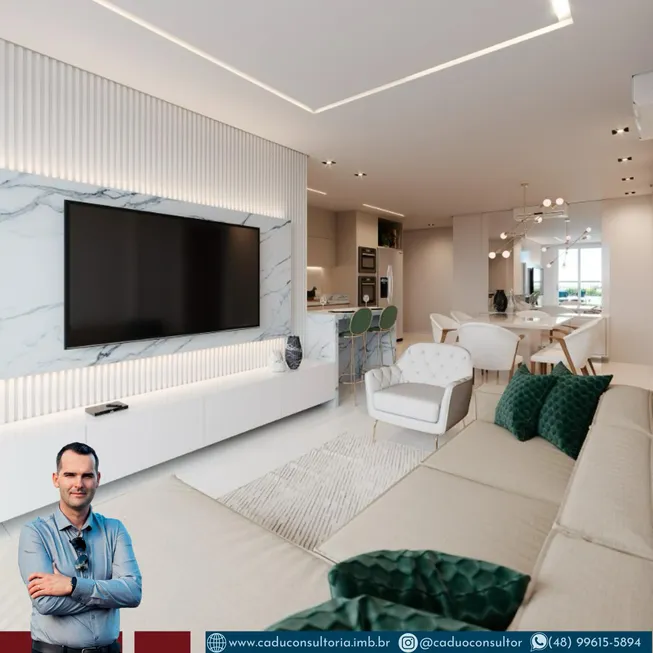 Foto 1 de Apartamento com 3 Quartos à venda, 118m² em Pedra Branca, Palhoça
