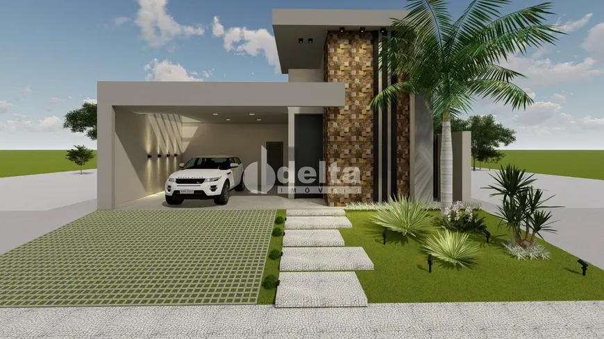 Foto 1 de Casa de Condomínio com 3 Quartos à venda, 210m² em Gávea Sul, Uberlândia