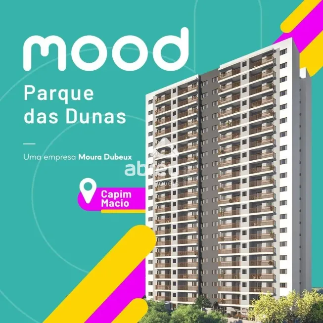 Foto 1 de Apartamento com 2 Quartos à venda, 59m² em Capim Macio, Natal