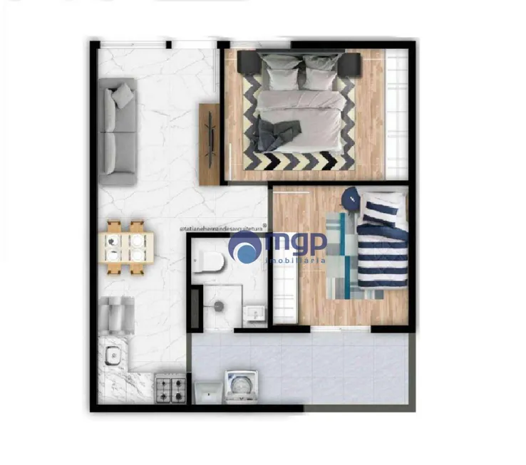 Foto 1 de Apartamento com 2 Quartos à venda, 39m² em Vila Mazzei, São Paulo