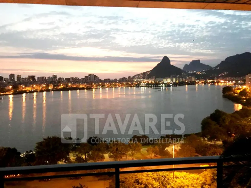 Foto 1 de Apartamento com 4 Quartos para alugar, 319m² em Lagoa, Rio de Janeiro