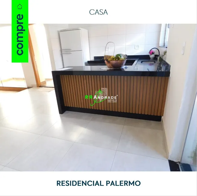 Foto 1 de Casa com 3 Quartos à venda, 180m² em Residencial Palermo, Franca